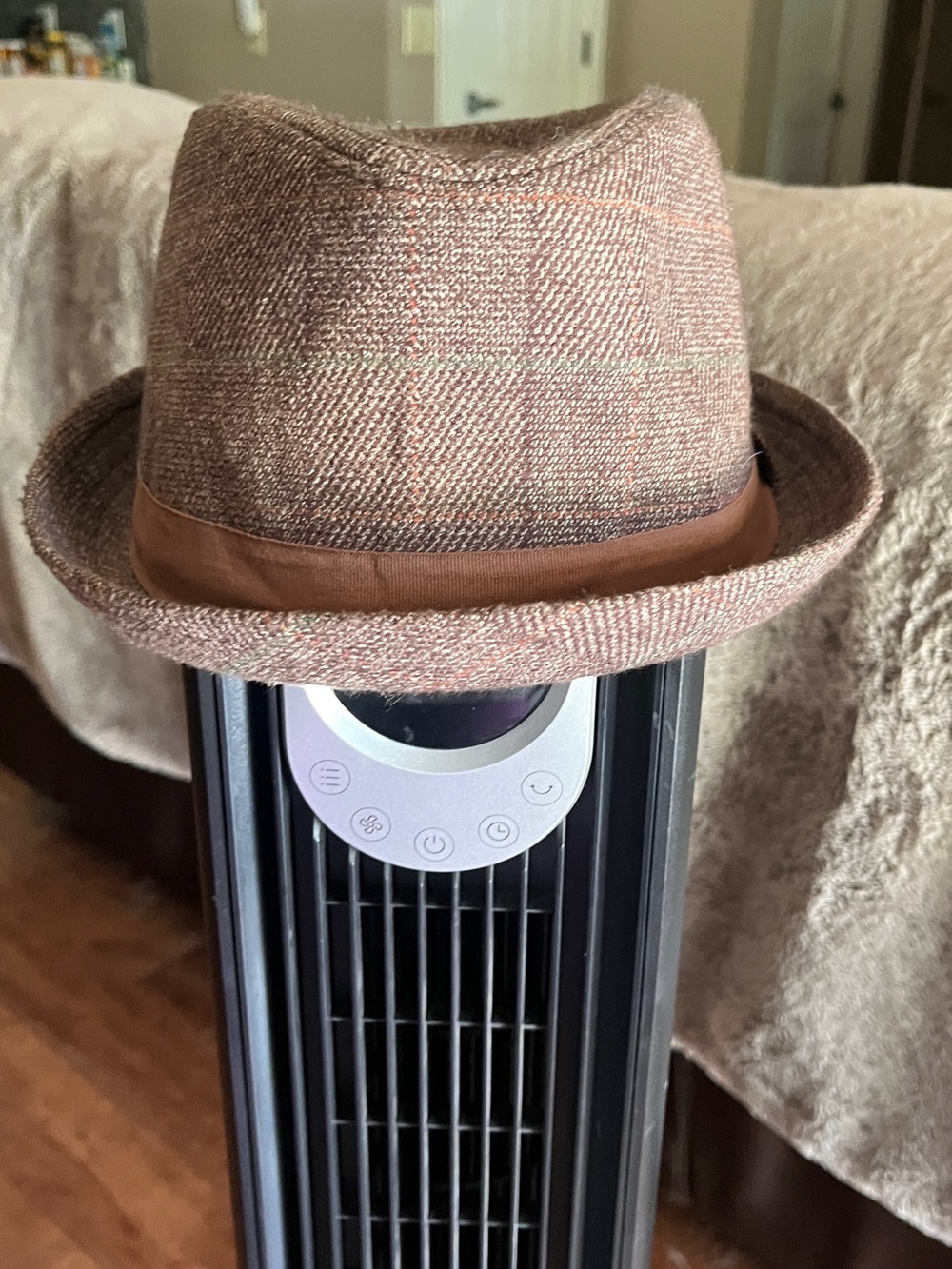 D&Y Men’s Plaid Fedora – L/XL 🎩